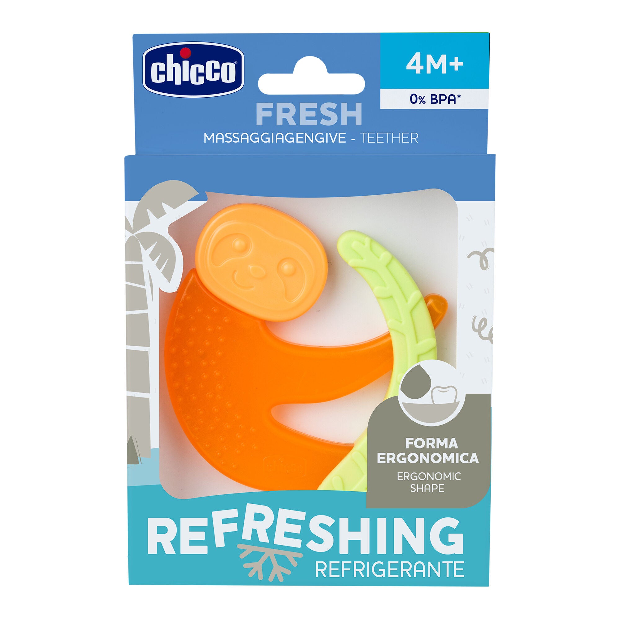 Chicco Βρεφικός Μασητικός Κρίκος Οδοντοφυΐας Σιλικόνης Mix (C05-28130-30) - Fun Planet