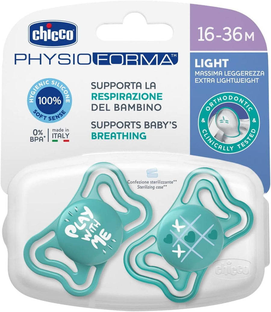 Chicco Πιπίλες Light PhysioForma Σίελ 2 τεμάχια (C20-71039-21)