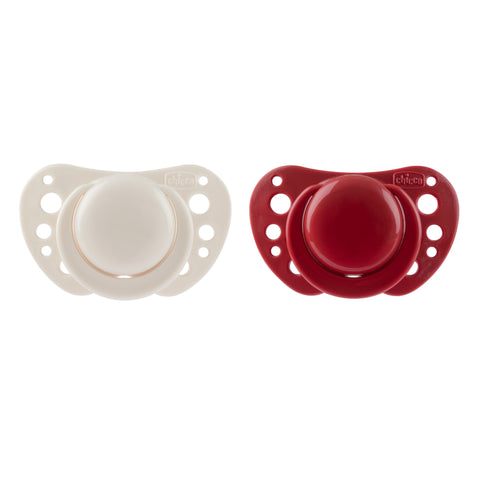 Chicco Πιπίλες Air PhysioForma Μπεζ - Μπορντό 2 τεμάχια (C20-75087-91)