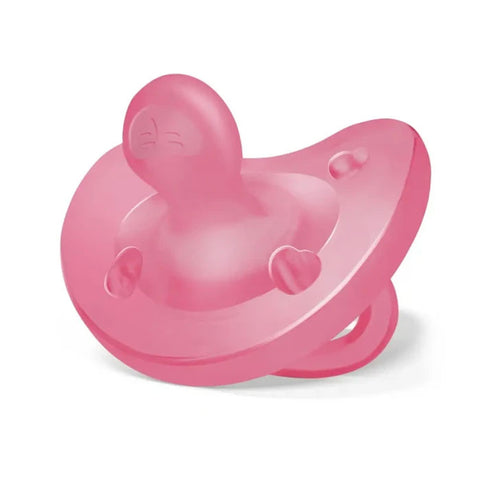Chicco Πιπίλα Όλο Σιλικόνη Physio Soft Ροζ (C60-73091-93)