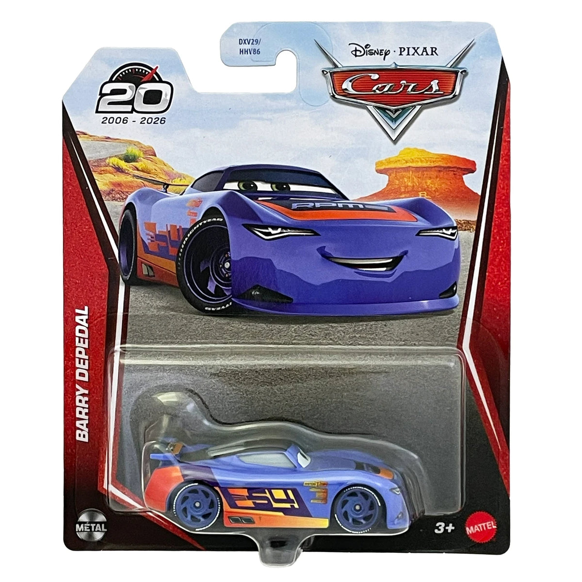 Disney Pixar Cars Αυτοκινητάκια Barry Depedal (GBV73)