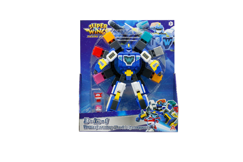 Super Wings Electric Heroes Transforming World Spaceport (780288)