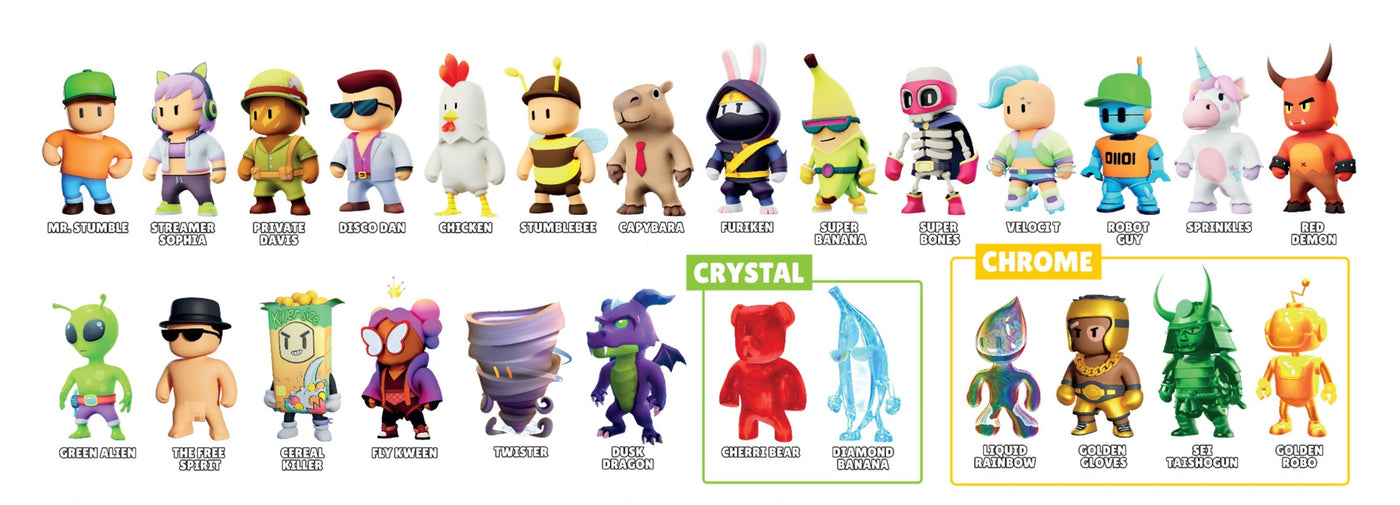 Stumble Guys 3D Mini Figures Series 2 Foil Bag Σακουλάκι (437) - Fun Planet