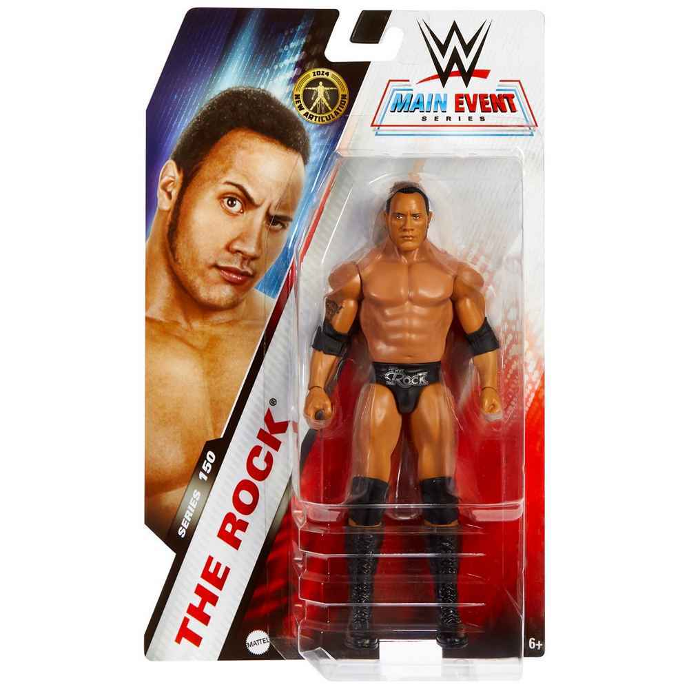 WWE Φιγούρα 17εκ Main Event Series 150 The Rock (HTW60) - Fun Planet