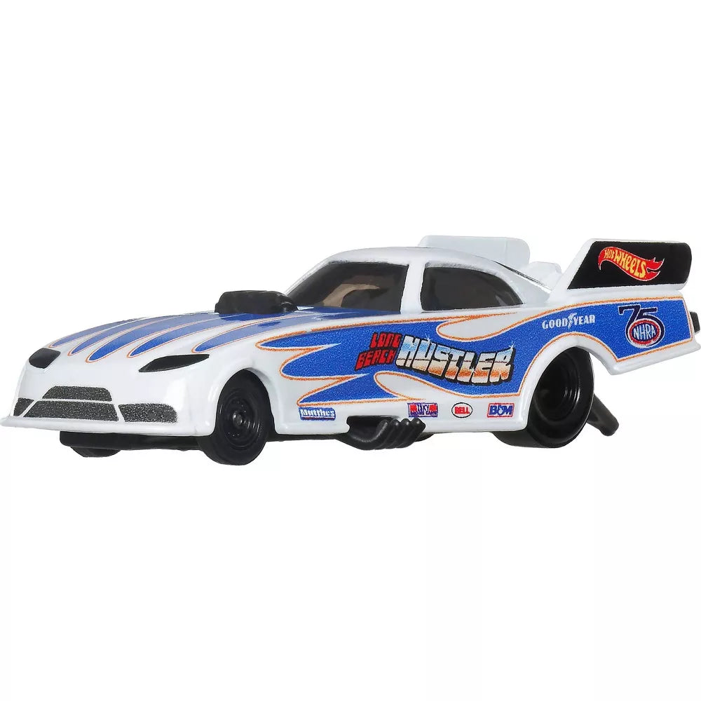 Hot Wheels Premium Truck with Mercedes-Benz 300 SL &amp; '55 Mercedes-Benz Blue Wonder (HRV48)