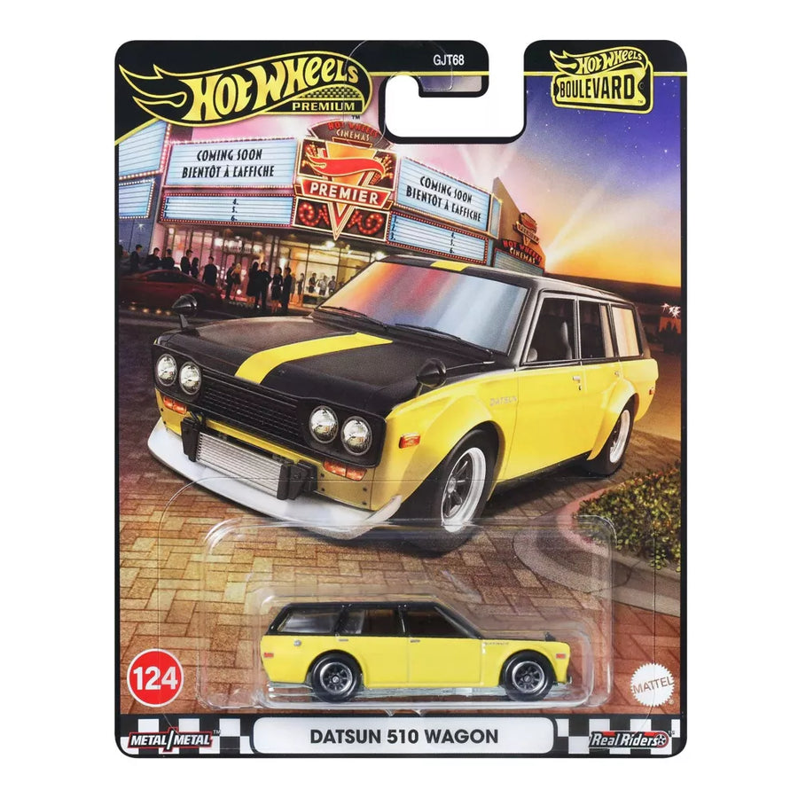 Hot Wheels Premium Boulevard Αυτοκινητάκι Συλλεκτικό Datsun 510 Wagon (JBL21) - Fun Planet