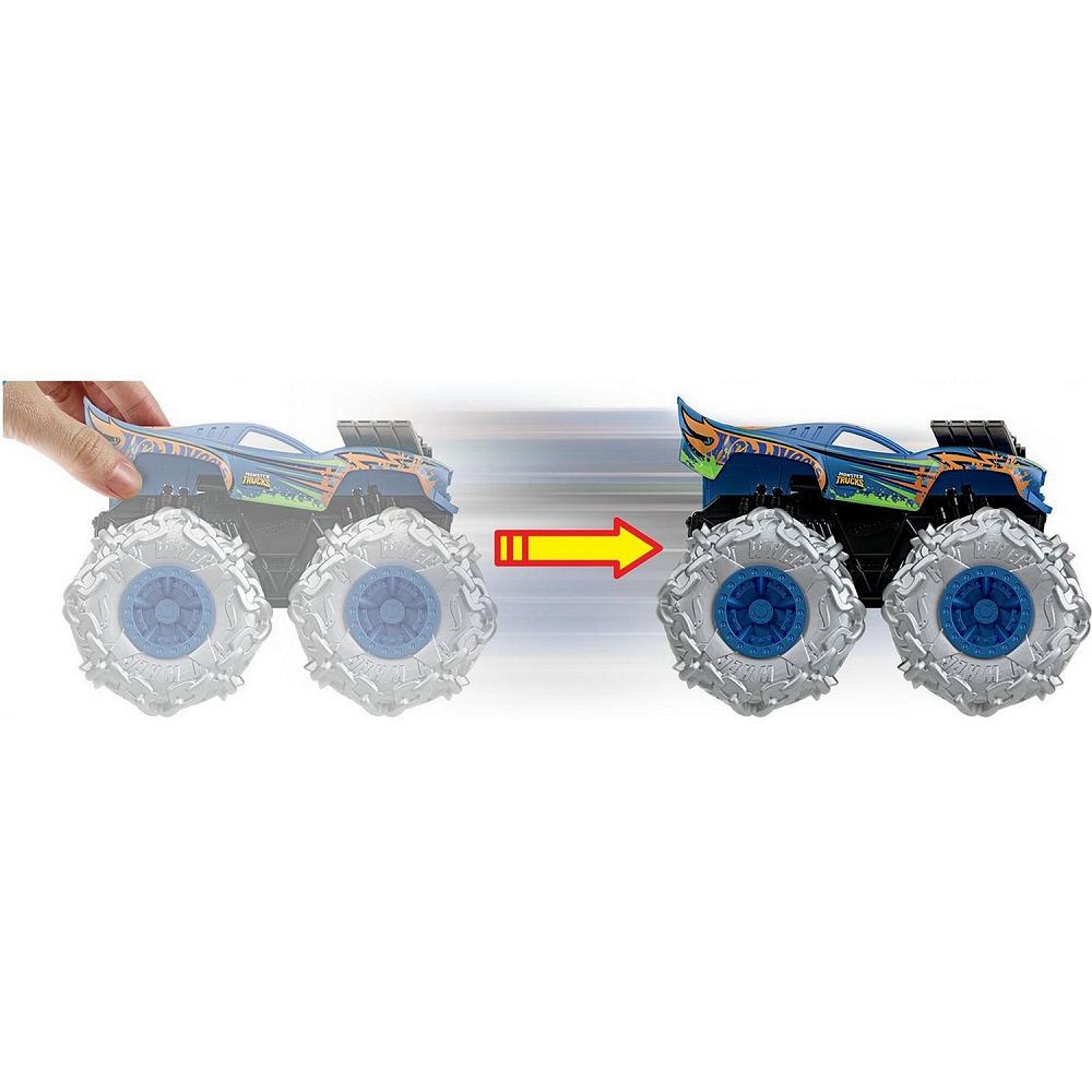 Hot Wheels Monster Trucks Οχήματα Rev Up Rodger Dodger 1:43 (GVK40) - Fun Planet
