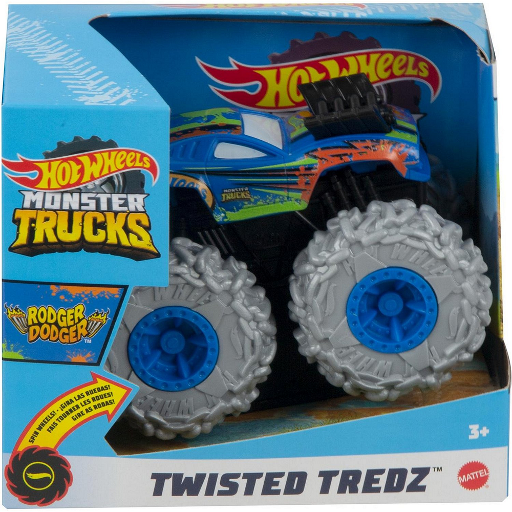 Hot Wheels Monster Trucks Οχήματα Rev Up Rodger Dodger 1:43 (GVK40) - Fun Planet