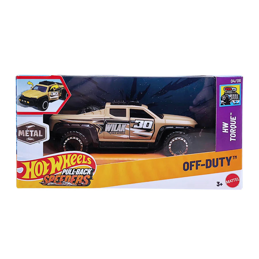 Hot Wheels Aυτοκινητάκι 1:43 Pull-Back Speeders Off-Duty (HWH41) - Fun Planet
