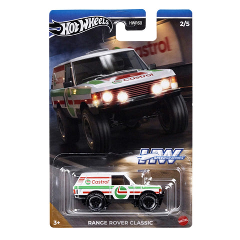 Hot Wheels Speed Graphics Αυτοκινητάκια Range Rover Classic (HRT08) - Fun Planet