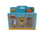 Stumble Guys 3D Mini Figures Series 1 - 3 Pack Megalodon Glowman Hazmat NBC (427) - Fun Planet