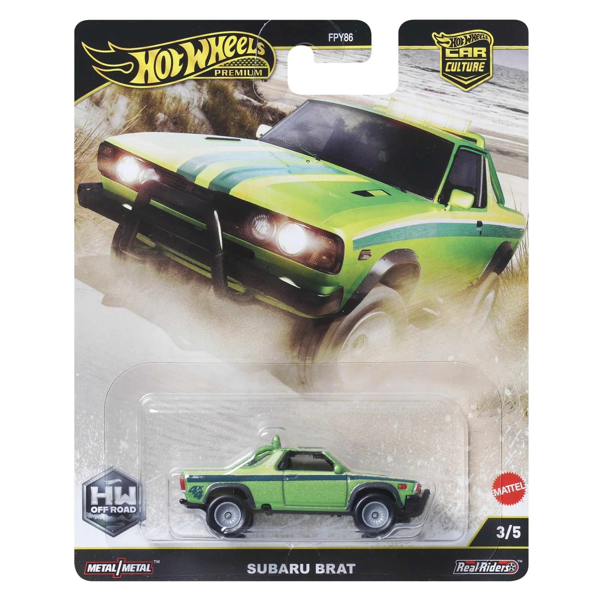 Hot Wheels Premium Car Culture Off Road Subaru Brat (JBK72) - Fun Planet