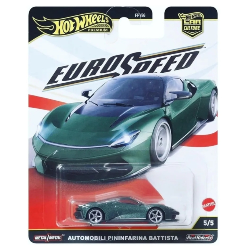 Hot Wheels Premium Car Culture Euro Speed Automobili Pininfarina Battista (JBK77) - Fun Planet