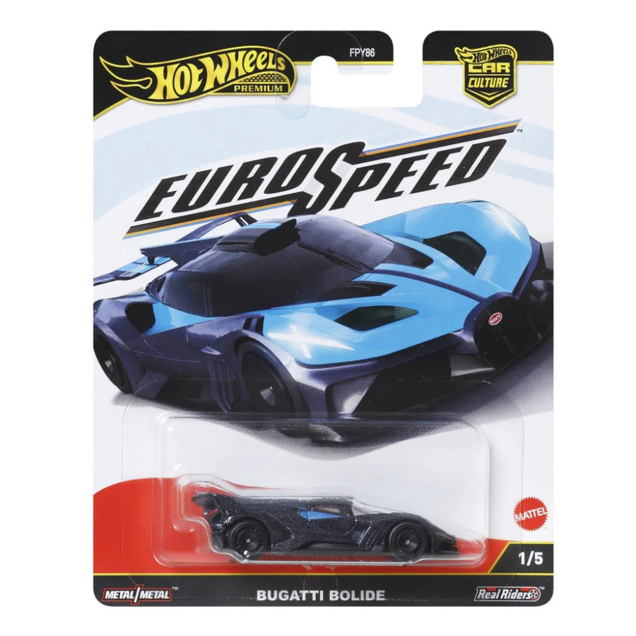 Hot Wheels Premium Car Culture Euro Speed Bugatti Bolide (JBK79) - Fun Planet