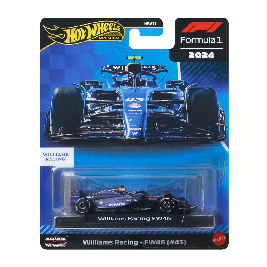 Hot Wheels Premium Formula 1 Williams Racing FW46 #43 (JBM20)