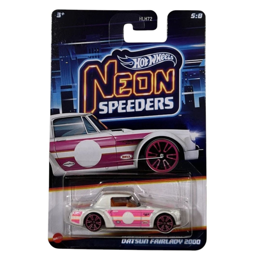 Hot Wheels Νeon Speeders Αυτοκινητάκι Datsun Fairlady 2000 (JCB04) - Fun Planet