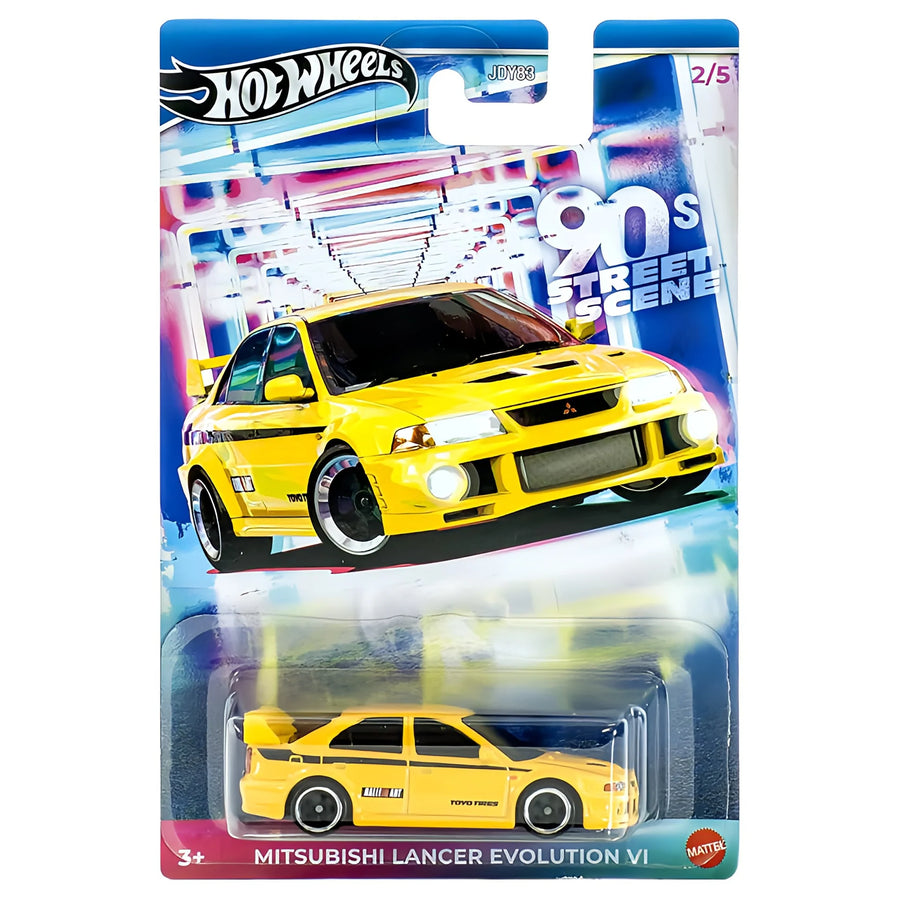 Hot Wheels 90s Street Scene Αυτοκινητάκια Mitsubishi Lancer Evolution VI (JCB58) - Fun Planet