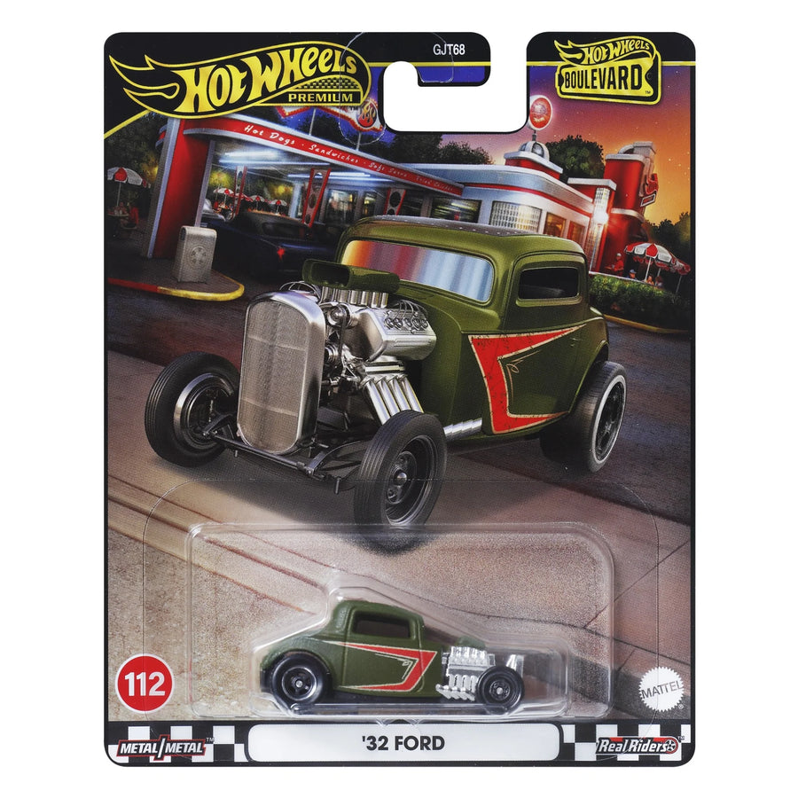 Hot Wheels Premium Boulevard Αυτοκινητάκια Συλλεκτικά '32 Ford (JFM94) - Fun Planet