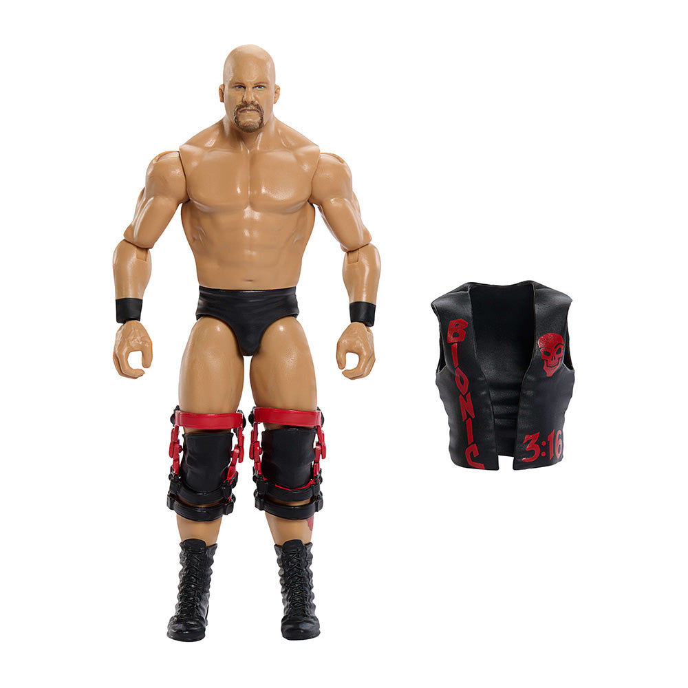 WWE Φιγούρα 17εκ Main Event Series "Stone Cold" Steve Austin (JHJ27)