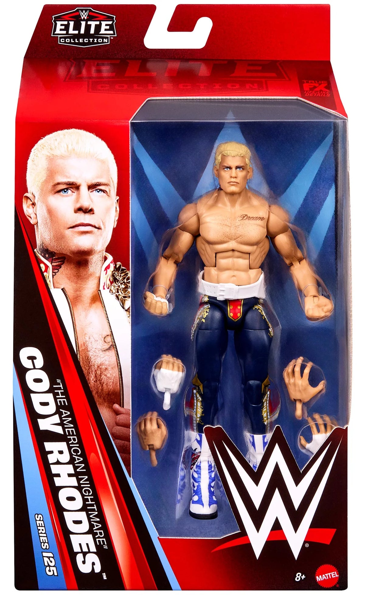 WWE Φιγούρα 17εκ Elite Collection 125 "The American Nightmare" Cody Rhodes (JHT78)