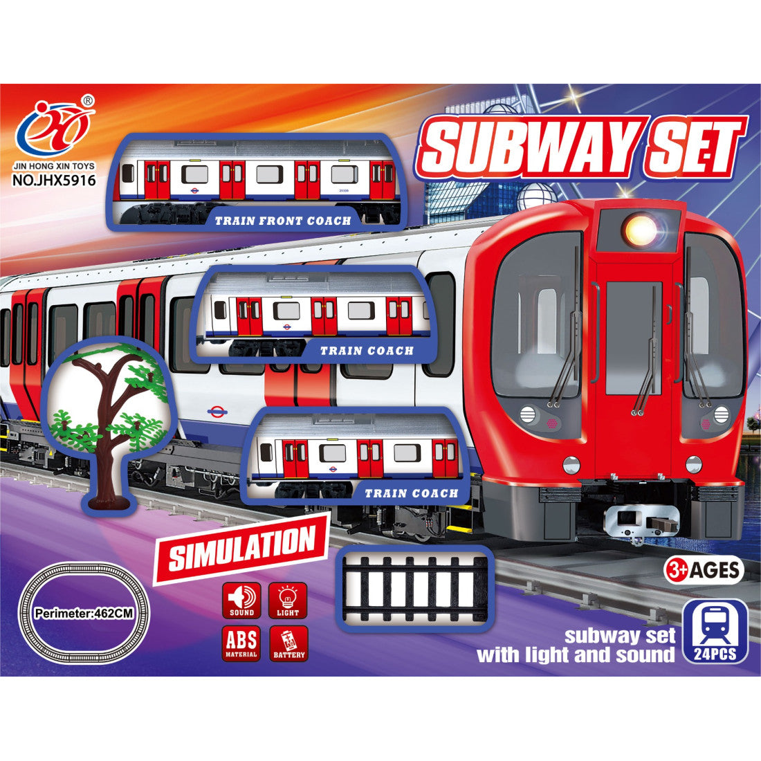 Τρένο Metro με Φως και Ήχο (JHX5916) - Fun Planet