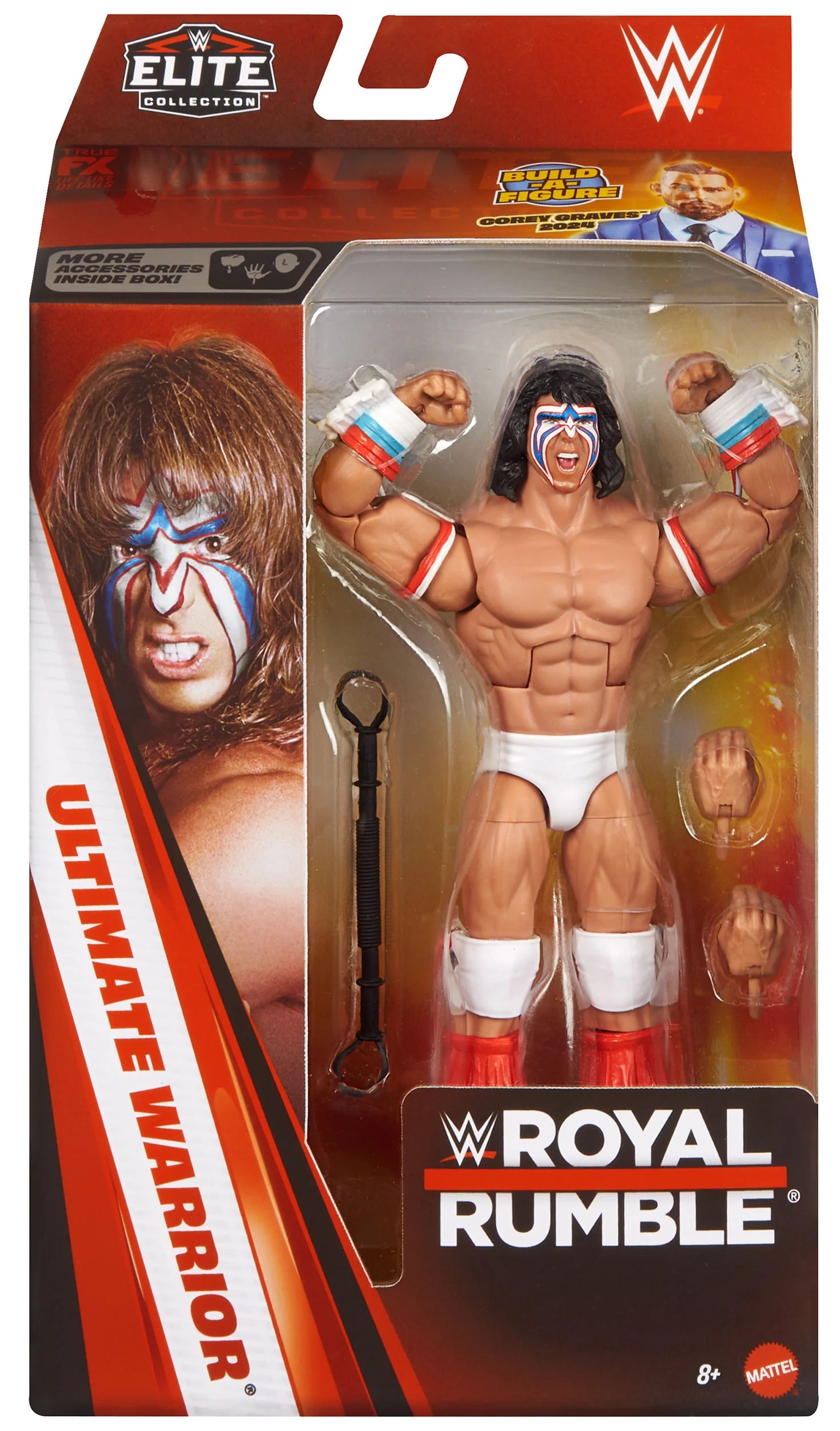 WWE Φιγούρα 17εκ Elite Collection Royal Rumble Ultimate Warrior (JHX73)