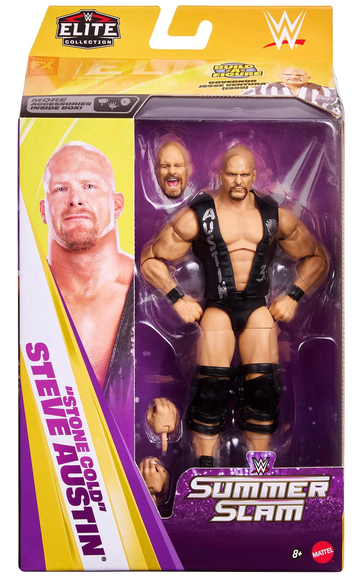 WWE Figure 17cm Main Event Series 150 "Stone Cold" Steve Austin (HTW59)