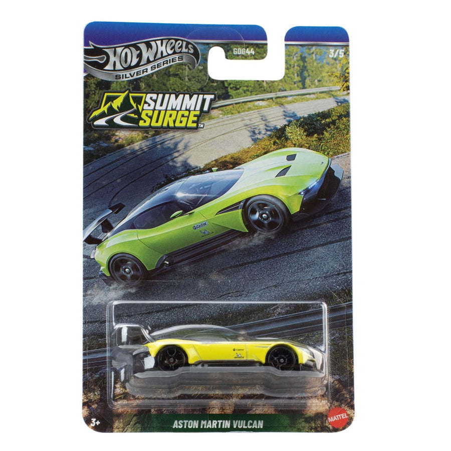 Hot Wheels Silver Series Summit Surge Hill Climbers Αυτοκινητάκια Aston Martin Vulcan (JKX68) - Fun Planet