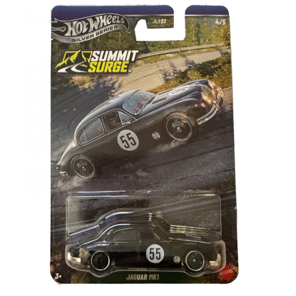 Hot Wheels Silver Series Summit Surge Hill Climbers Αυτοκινητάκια Jaguar MK1 (JKX69) - Fun Planet