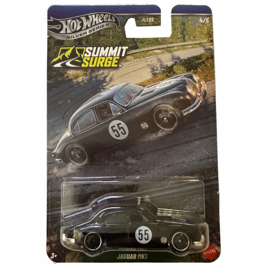 Hot Wheels Silver Series Summit Surge Hill Climbers Αυτοκινητάκια Jaguar MK1 (JKX69) - Fun Planet
