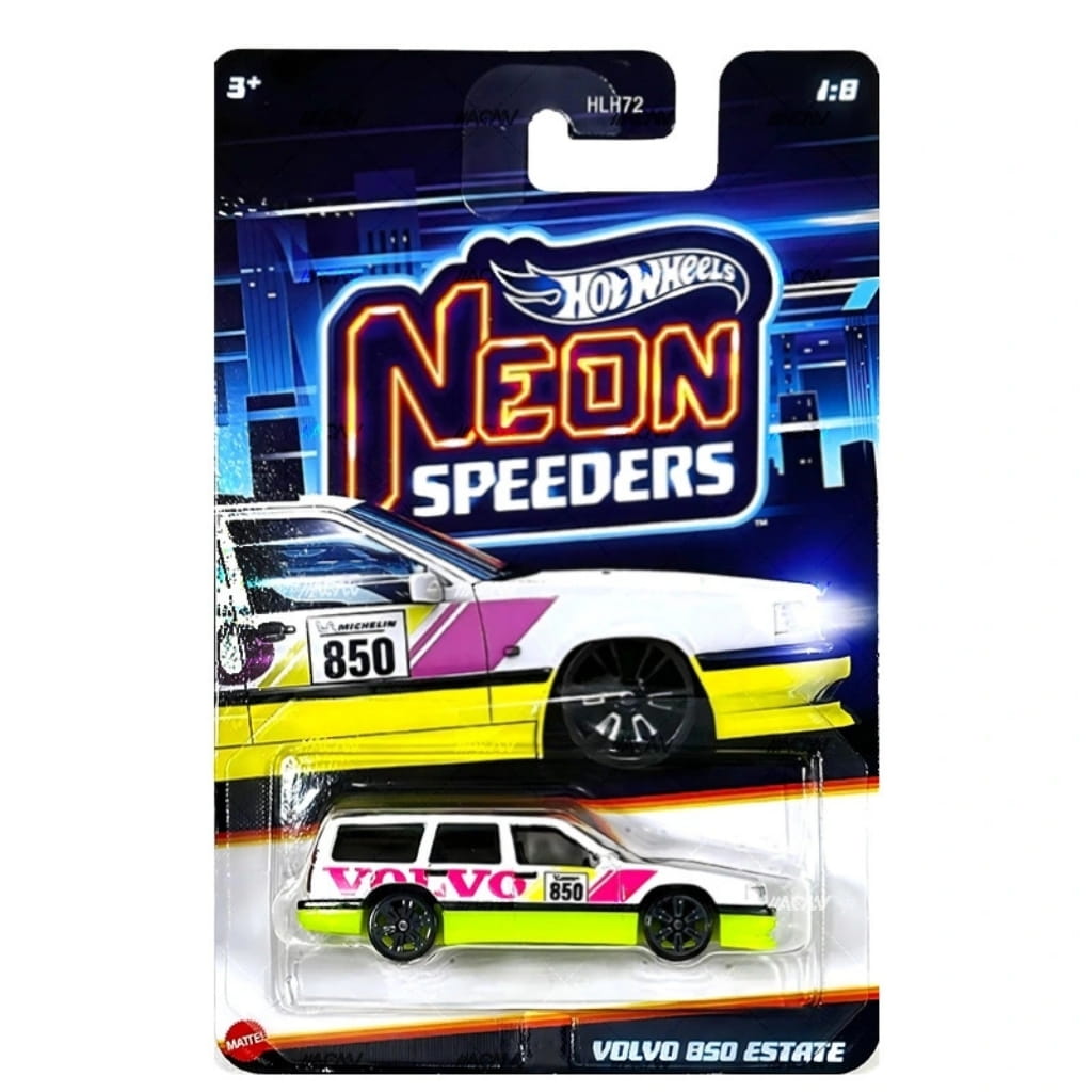 Hot Wheels Neon Speeders Αυτοκινητάκι Volvo 850 Estate (JKX93)