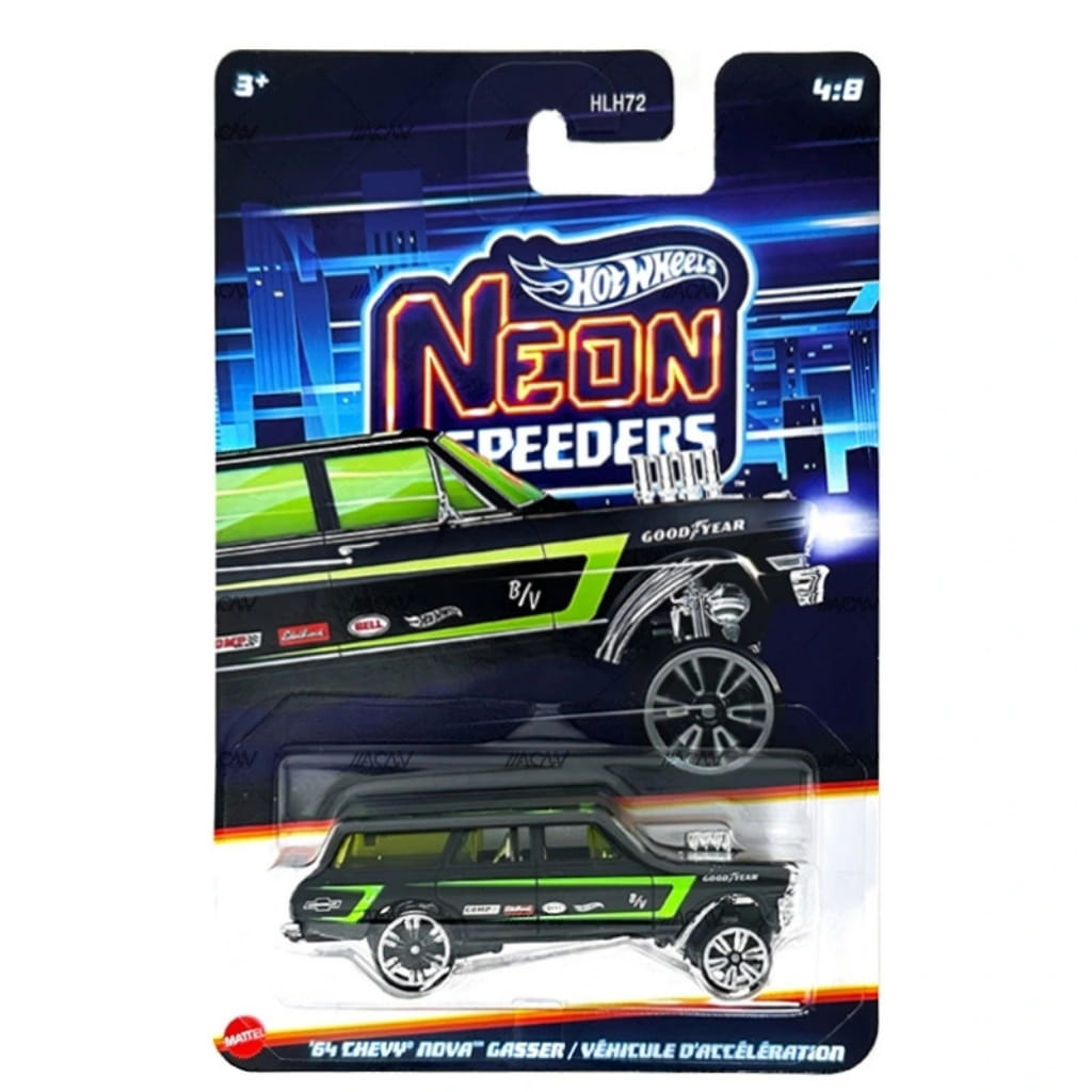 Hot Wheels Neon Speeders Car Nissan Silvia S13 (JBY94)