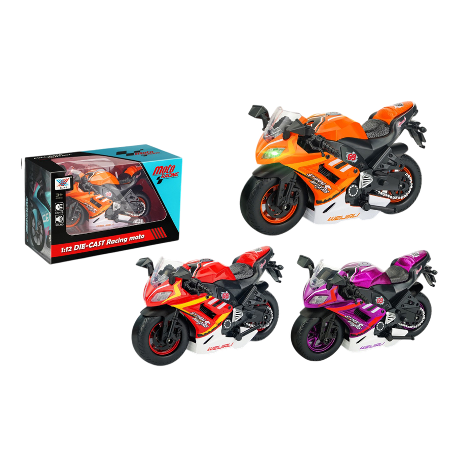 Μηχανή Μεταλλική Friction με Φως και Ήχο 1 τεμάχιο (K312A1) - Fun Planet