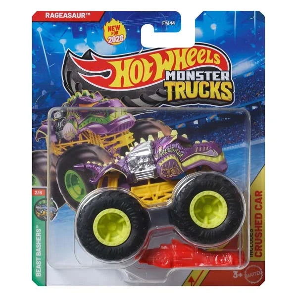 Hot Wheels Oχήματα Monster Trucks Rageasaur (JHY42)