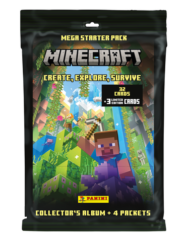 Panini Minecraft 2024 Mega Starter Pack Album για Κάρτες (8051708000252) - Fun Planet