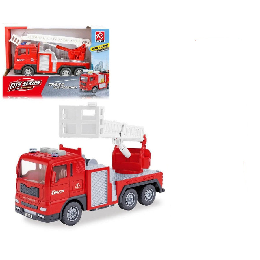 Φορτηγό Πυροσβεστική 21cm Friction με Φώτα και Ήχους (RJ6821-1)