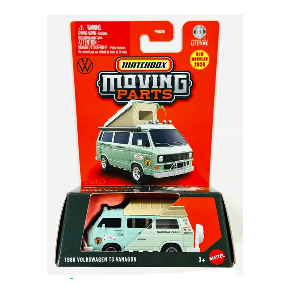 Matchbox Αυτοκινητάκια Moving Parts Με Ανοιγόμενα Μέρη 1986 Volkswagen T3 Vanagon (JHV32)