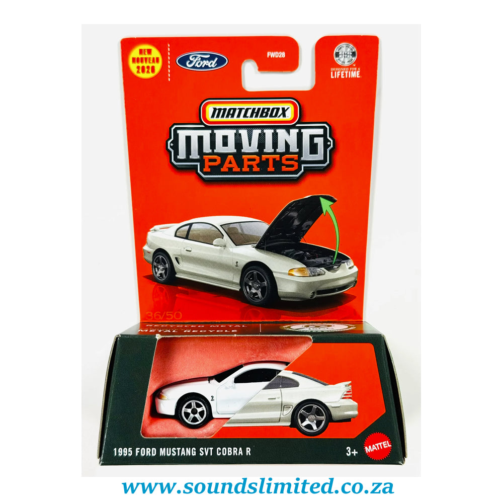 Matchbox Αυτοκινητάκια Moving Parts Με Ανοιγόμενα Μέρη 1995 Ford Mustang SVT Cobra R (JHV30)