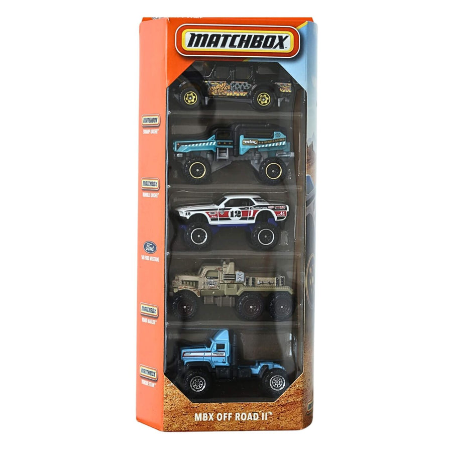 Matchbox Aυτοκινητάκια Σετ των 5 MBX Off Road II (JBX27) - Fun Planet