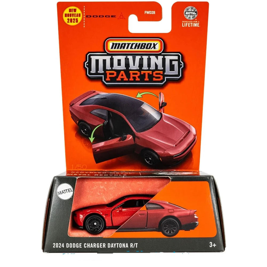 Matchbox Αυτοκινητάκια Moving Parts Με Ανοιγόμενα Μέρη 2024 Dodge Charger Daytona R/T (JBW53)