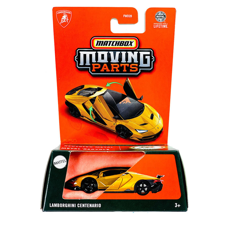 Matchbox Αυτοκινητάκια Moving Parts Με Ανοιγόμενα Μέρη Lamborghini Centenario (JBW86)