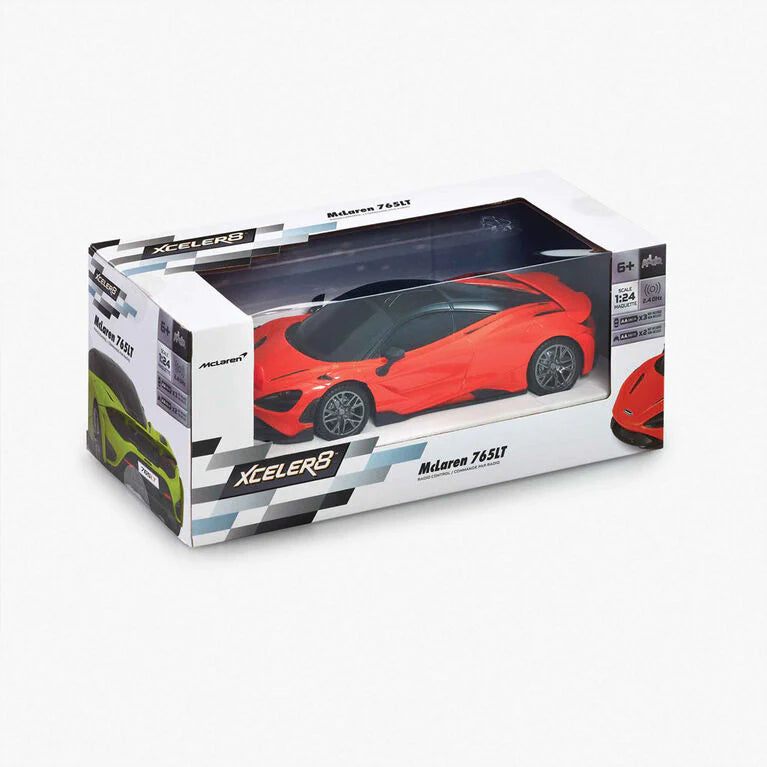Τηλεκατευθυνόμενο Αυτοκίνητο McLaren 765LT 1:24 Πορτοκαλί (29924M) - Fun Planet