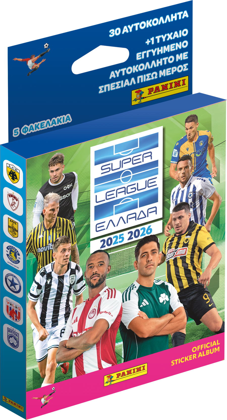 Panini Super League 2026 Blister Αυτοκόλλητα (PA.BL.SU.026) - Fun Planet