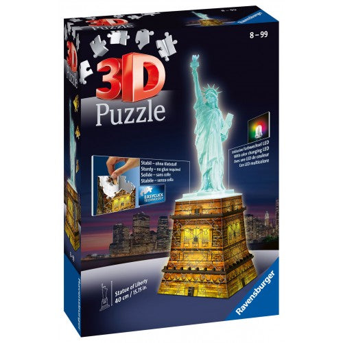 3D Puzzle Night Edition Statue of Liberty 108 pcs. (12596)