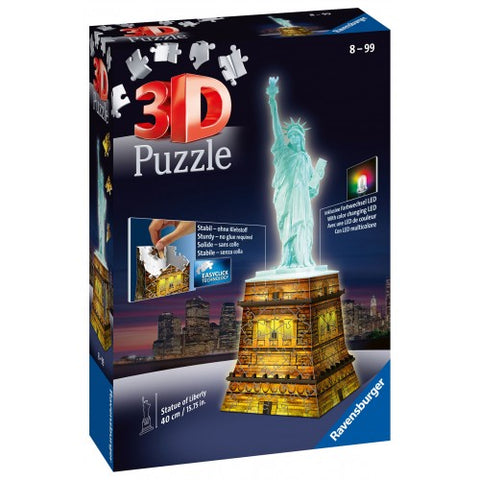 3D Puzzle Night Edition Άγαλμα Ελευθερίας 108 τεμ. (12596)