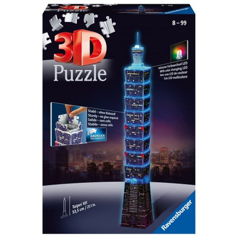 3D Puzzle Night Edition 216 τεμάχια Ταϊπέι 101 (11149)
