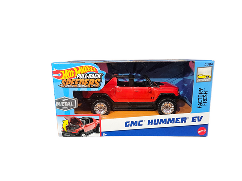 Hot Wheels Aυτοκινητάκι 1:43 Pull-Back Speeders GMC Hummer EV (HWH45) - Fun Planet