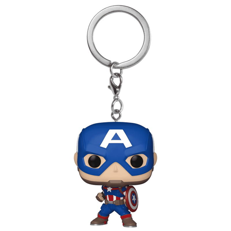 Funko Pocket Pop: Marvel New Classics - Captain America Vinyl Figure Keychain (82492) - Fun Planet