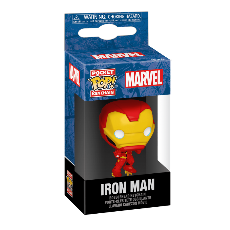 Funko Pocket Pop! Marvel: New Classics - Iron Man Vinyl Figure Keychain (82494) - Fun Planet
