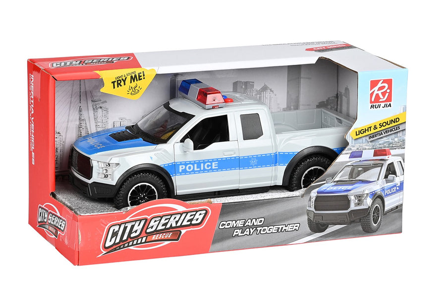 Φορτηγό Pick Up Police Friction με Φώτα και Ήχους (RJ5525A)